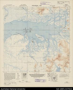 Indonesia, Dutch New Guinea, Babo, Series: HIND 644, 1946, 1:250 000