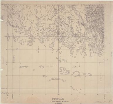 [Admiralty Islands 1:20,000 field sheet] (Bundralis field sheet 5)