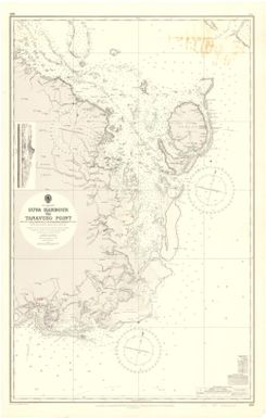 Suva Harbour to Tanavuso Point : from the latest information in the Hydrographic Department to 1955 / including surveys by Commr. C.C. Lowry R.N., H.M.N.Z.S. "Lachlan" 1952