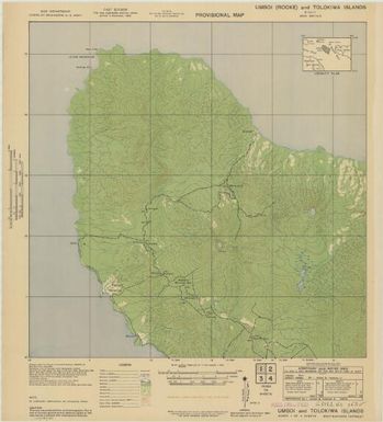 New Britain, provisional map (Umboi & Tolokiwa Islands 1 , )