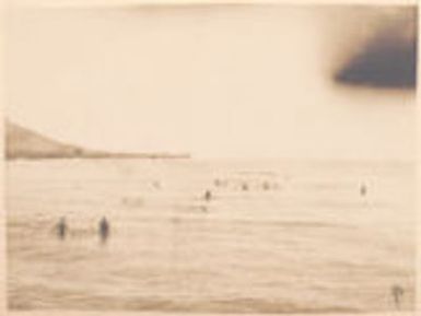 "Surf bathing at Waikiki Beach" Honolulu, HI