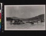 Groups on rafts, Mailu, Papua New Guinea, ca.1910-1920