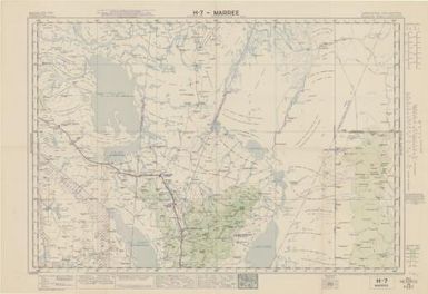 Australian aeronautical map: Marree (Sheet H7)