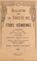 Bulletin de la Société des Études Océaniennes numéro 76
