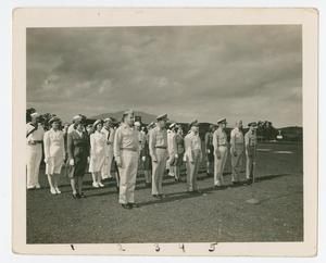 [Servicemen and Women at Attention at a Presentation of Purple Hearts, #2]