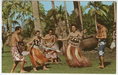 Fiji. Suva. Crazy Dancers