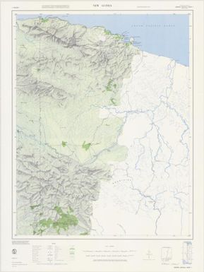 New Guinea, Border (special) 1:100,000 (sheet 1)