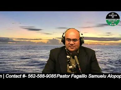 pt. 2 with Pastor Samuelu Matafeo. 2/7/20