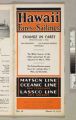 Hawaii fares and schedules : change in fares effective May 1, 1933