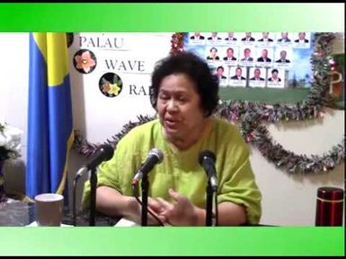 Talk show with Palau Ambassador to Taiwan, ROC ~ Dilmei L. Olkeriil (January, 2, 2018)