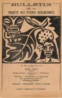 Bulletin de la Société des Études Océaniennes numéro 78