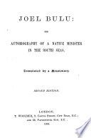 Joel Bulu : the autobiography of a native minister in the South Seas
