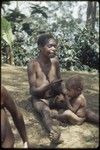 Portrait of Kungi and young child