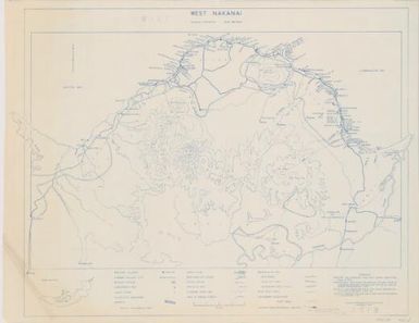 West Nakanai, Hoskins Peninsula, New Britain / compiled and drawn by C.A. Valentine