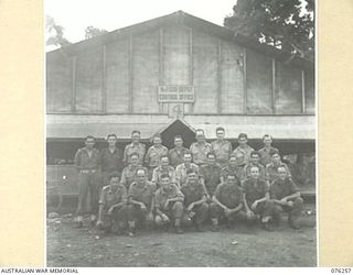 LAE, NEW GUINEA. 1944-09-27. PERSONNEL OF NO.1 SUB DEPOT CONTROL, 43RD FIELD ORDNANCE DEPOT