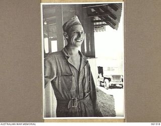 PORT MORESBY, NEW GUINEA. 1943-12-01. TECHNICAL SERGEANT PRIM OF THE 410TH ORDNANCE COMPANY, UNITED STATES ARMY