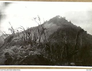 SHAGGY RIDGE, NEW GUINEA. 1943-12-27. TROOPS OF THE 2/16TH AUSTRALIAN INFANTRY BATTALION, 21ST AUSTRALIAN INFANTRY BRIGADE, CONSOLIDATING THEIR POSITION ON THE "PIMPLE". THIS POSITION WAS ..