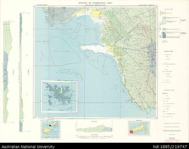 Fiji, Vanua Levu, Geology of Nambouwalu Area, GS 441, Sheet 9, 1:50 000, 1968