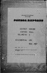 Patrol Reports. Morobe District, Wasu, 1956 - 1957