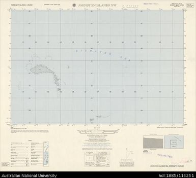 Papua New Guinea, Admiralty Islands, Johnston Islands NW, Series: AMS T893, Sheet 3649 IV NW, 1:25 000, 1958