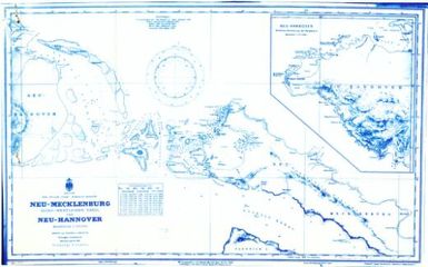 [German nautical charts of German New Guinea, Micronesia, Samoa and Kiautschou]: Südl. Stiller Ocean, Bismarck-Archipel. Neu-Mecklenburg. Nord-Westlicher Theil und Neu-Hannover.