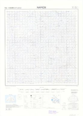 Fiji 1:50,000: Namosi (Sheet Viti Levu 12)