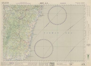 Australian aeronautical map (Sheet K9)