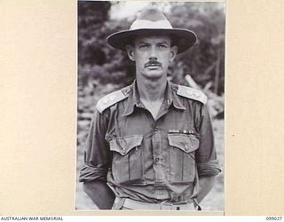 TOROKINA, BOUGAINVILLE. 1945-11-23. LIEUTENANT-COLONEL H.B. WOOD, COMMANDER, ROYAL ENGINEERS, (AIF), HQ 3 DIVISION