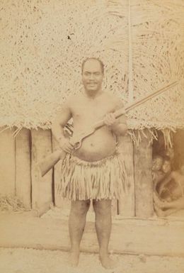 Pleasant Island Chief. From the album: Views in the Pacific Islands