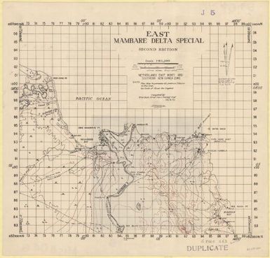 East Mambare Delta special / compiled by 2/1st Aust. Army Topo. Survey Coy ; reproduced by 69th Engr. Co. (Top.) Detachment