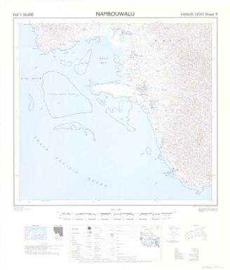 Fiji 1:50,000: Nambouwalu (Sheet Vanua Levu 9)