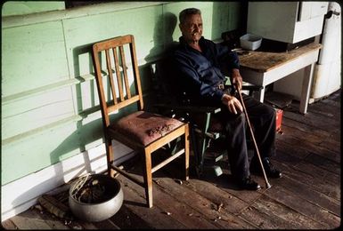 [Shorty Sutherland, Lowburn camping ground, Central Otago]