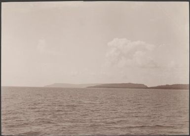 Loh with the island of Toga in background, Torres Islands, 1906 / J.W. Beattie