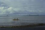 Sailing canoes homeward bound for Magarida, Papua, [Papua New Guinea, 1964]