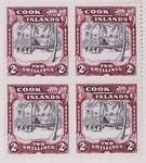 Stamps: Cook Islands Two Shillings