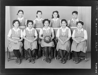 Pacific Islanders Congregational Church Basketball Club, junior A grade team, 1954