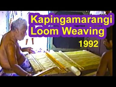 Kapingamarangi Loom Weaving Documentation, 1992