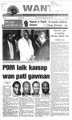 Wantok Niuspepa--Issue No. 1309 (July 29, 1999)