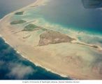 Aerial view of northern islands in Enewetak Atoll, August 13, 1964