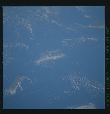 STS051-101-007 - STS-051 - Earth observations
