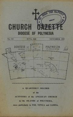 Church Gazette, Polynesia: November 1959