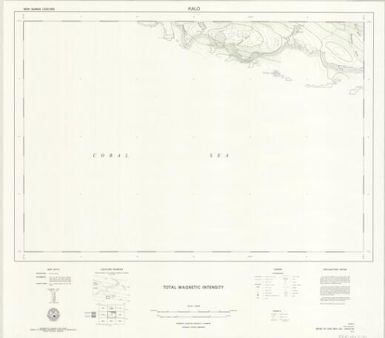 New Guinea 1:250,000 total magnetic intensity: Kalo (Sheet C55/B1-59)