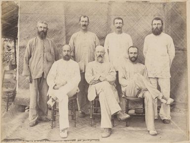 Group of European men, 1886