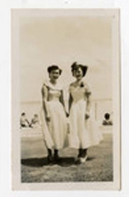 Betty Takamori standing next to a woman