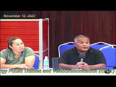 EPUT COMMITTEE PUBLIC HEARING WITH PNCC