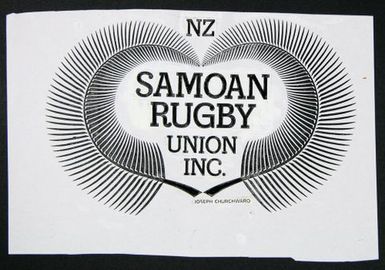 New Zealand Samoan Rugby Union Logo Design