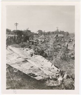 [Wreckage of Japanese Mitsubishi G4M Betty aircraft, Saipan]