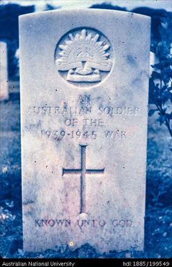 Unknown soldier grave, Port Moresby