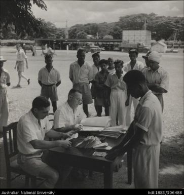 Farmers collecting progress payments on their crops