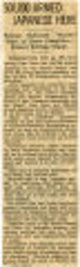 500,000 Armed Japanese Here: Veteran Balloonist "Throws" Scare at House Committee--Renews Sabotage Charge Northwest History. International Diplomacy & Politics. The United States.